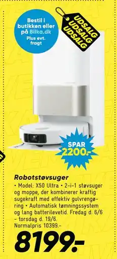 Bilka Robotstøvsuger tilbud