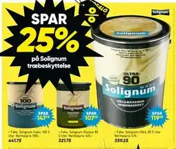 Bilka SPAR 25% på Solignum træbeskyttelse tilbud