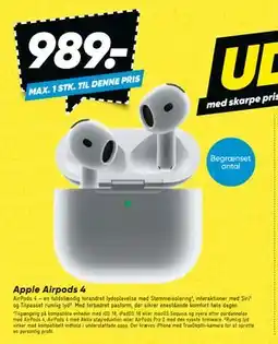 Bilka Apple Airpods 4 tilbud