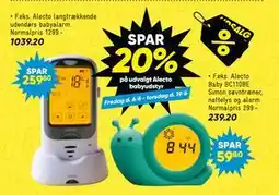 Bilka SPAR 20% på udvalgt Alecto babyudstyr tilbud