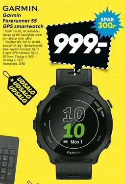 Bilka Garmin Forerunner 55 GPS smartwatch tilbud