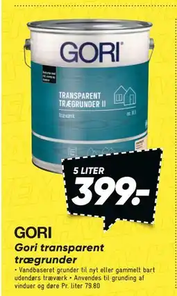 Bilka Gori transparent trægrunder tilbud