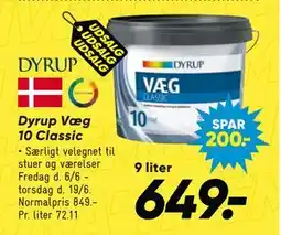 Bilka Dyrup Væg 10 Classic tilbud