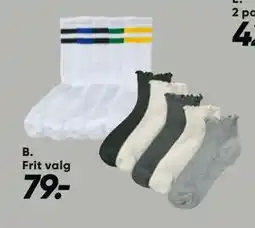 Bilka 5-pak tennisstrømper eller footies tilbud
