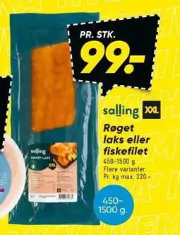 Bilka Røget laks eller fiskefilet tilbud