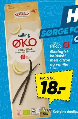 Bilka Økologisk koldskål med citron og vanilje tilbud