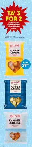 Bilka TA’ 3 FOR 2 på Karen Volf kammerjunkere tilbud