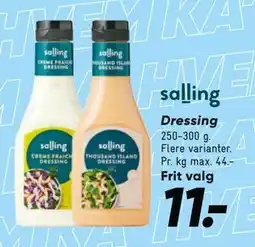 Bilka Dressing tilbud