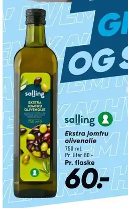 Bilka Ekstra jomfru olivenolie tilbud