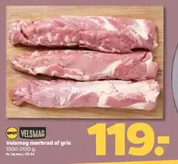 Netto Velsmag mørbrad af gris tilbud