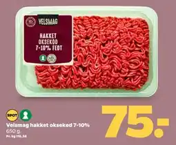 Netto Velsmag hakket oksekød 7-10% tilbud