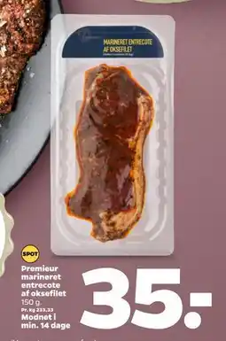 Netto Premieur marineret entrecote af oksefilet tilbud