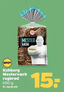 Netto Kohberg Mesterværk rugbrød tilbud