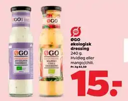 Netto ØGO økologisk dressing tilbud