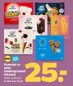 Netto Premier Is eller Underground iskasse tilbud