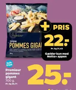 Netto Premieur pommes gigant tilbud