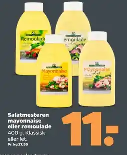 Netto Salatmesteren mayonnaise eller remoulade tilbud