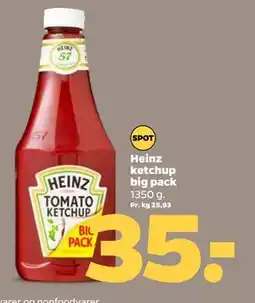Netto Heinz ketchup big pack tilbud
