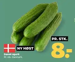 Netto Dansk agurk tilbud