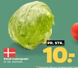 Netto Dansk icebergsalat tilbud