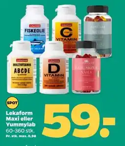 Netto Lekaform Maxi eller Yummylab tilbud