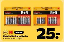 Netto Kodak alkaline batterier tilbud