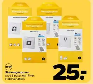 Netto Støvsugerposer tilbud
