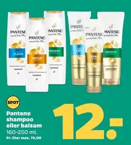 Netto Pantene shampoo eller balsam tilbud