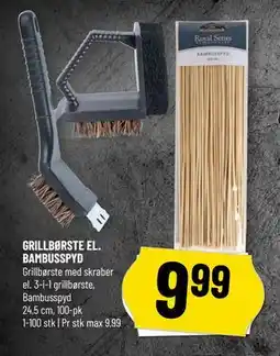 Løvbjerg GRILLBØRSTE EL. BAMBUSSPYD tilbud