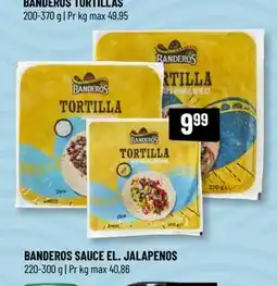 Løvbjerg BANDEROS SAUCE EL. JALAPENOS tilbud