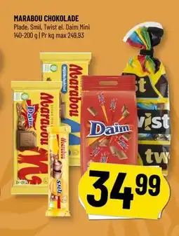 Løvbjerg MARABOU CHOKOLADE tilbud