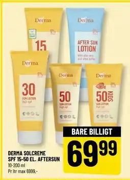Løvbjerg DERMA SOLCREME SPF 15-50 EL. AFTERSUN tilbud