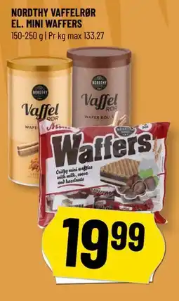 Løvbjerg NORDTHY VAFFELRØR EL. MINI WAFFERS tilbud