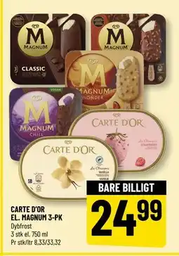 Løvbjerg CARTE D’OR EL. MAGNUM 3-PK tilbud