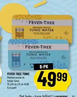 FEVER TREE TONIC