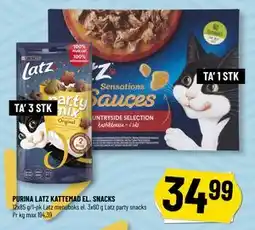 Løvbjerg PURINA LATZ KATTEMAD EL. SNACKS tilbud