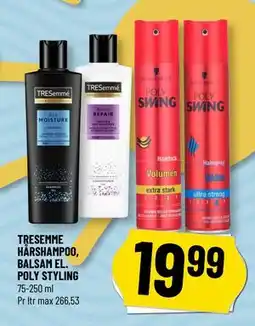 Løvbjerg TRESEMME HÅRSHAMPOO, BALSAM EL. POLY STYLING tilbud