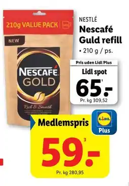 Lidl Nescafé Guld refill tilbud