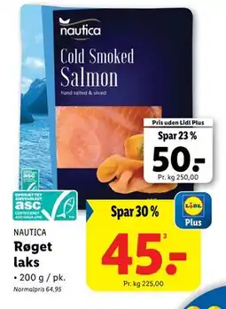 Lidl Røget laks tilbud