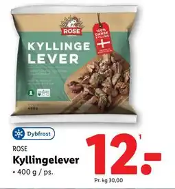 Lidl Kyllingelever tilbud