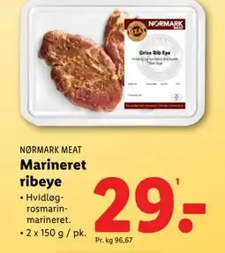 Lidl Marineret ribeye tilbud