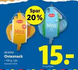 Lidl Ostesnack tilbud