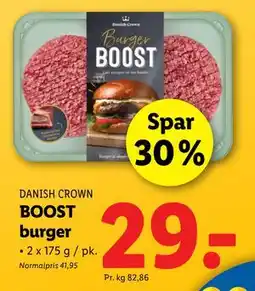 Lidl BOOST burger tilbud
