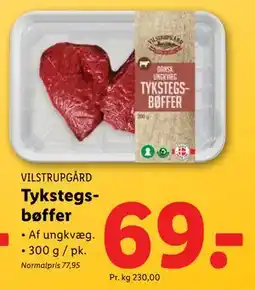 Lidl Tykstegsbøffer tilbud