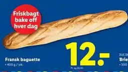 Lidl Fransk baguette tilbud