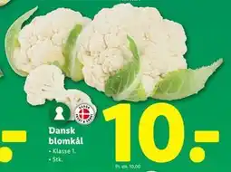 Lidl Dansk blomkål tilbud