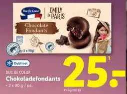 Lidl Chokoladefondants tilbud