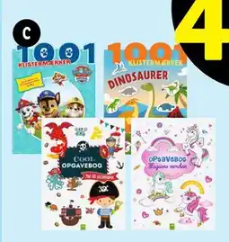 Lidl Arktivitetsbog med stickers tilbud