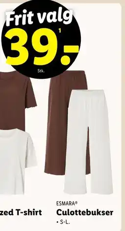 Lidl Culottebukser tilbud
