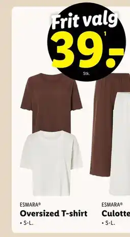 Lidl Oversized T-shirt tilbud
